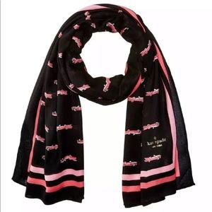 Kate Spade New York Hot Rod Scarf Pink Cadillacs